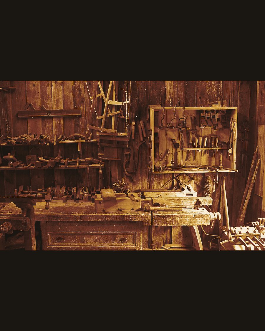 Alec's workshop bench